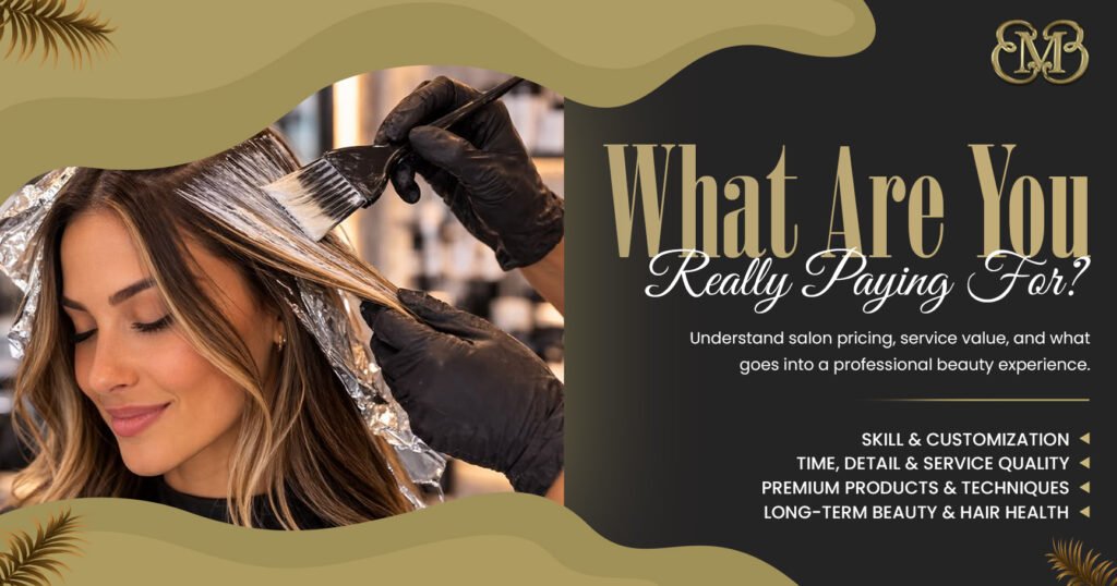 How to Read a Hair Salon Price List: What You're Actually Paying For