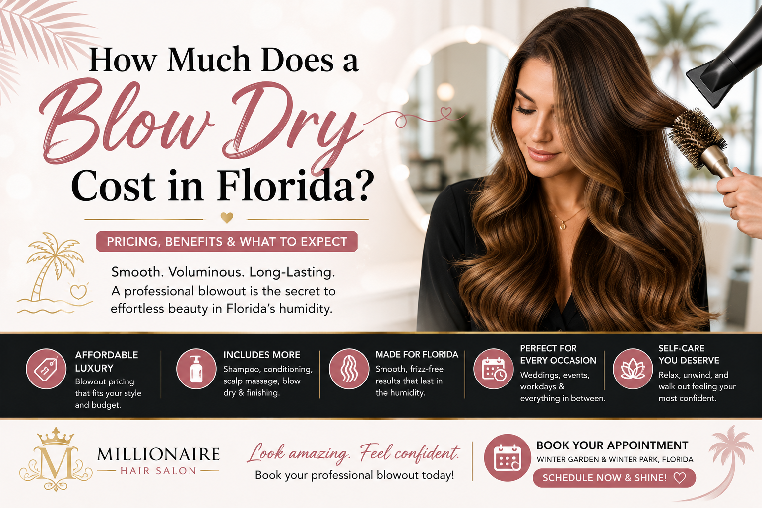 Blow Dry Cost in Florida Why Choose a Professional Blowout