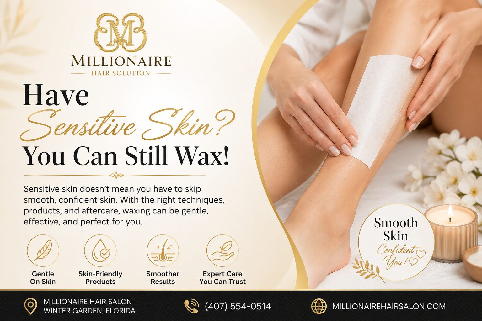 Have Sensitive Skin You Can Still Wax! S